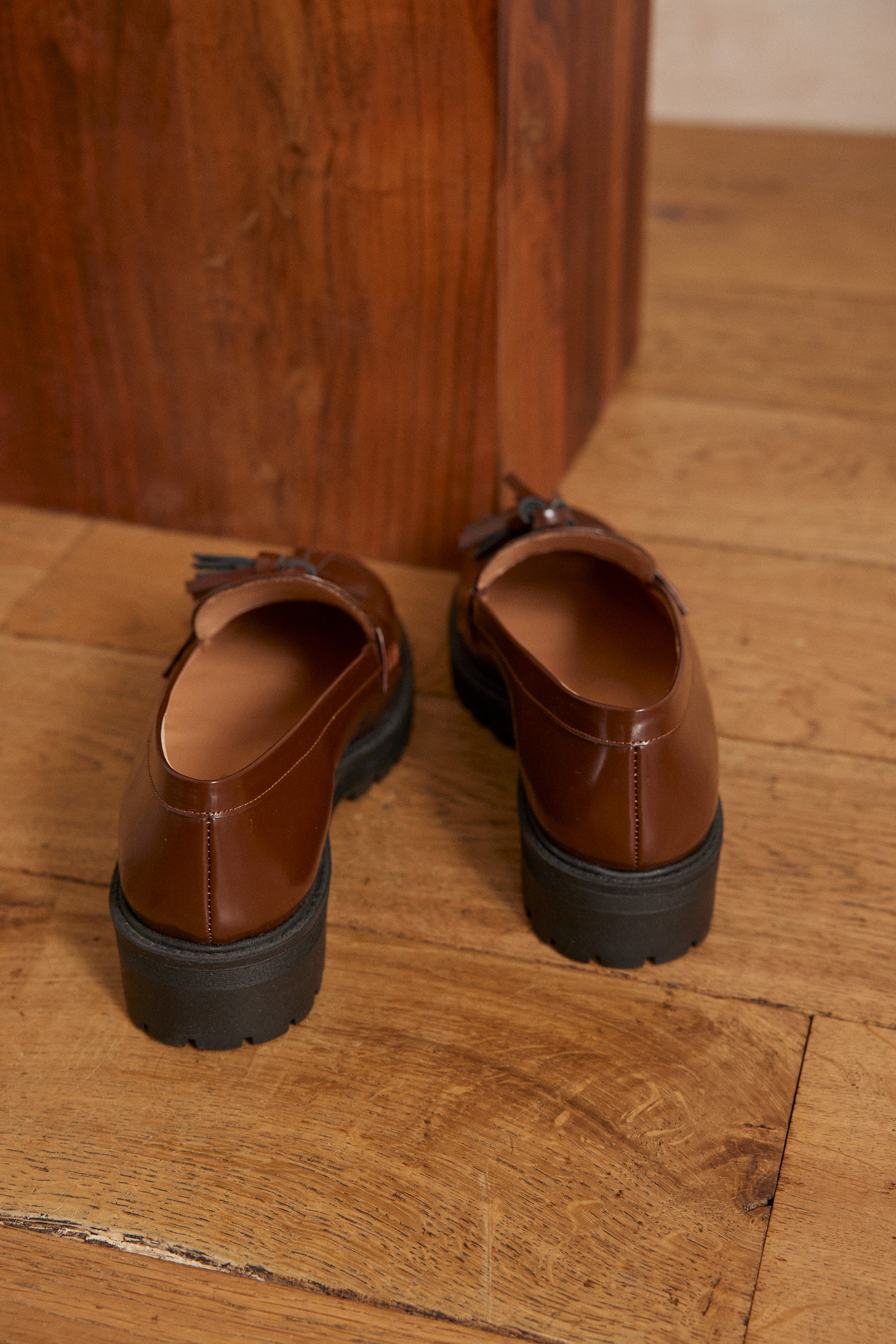 マロン Mokassins aus Leder VALENTIN Damen | LIGHT CAMEL | Maison 123