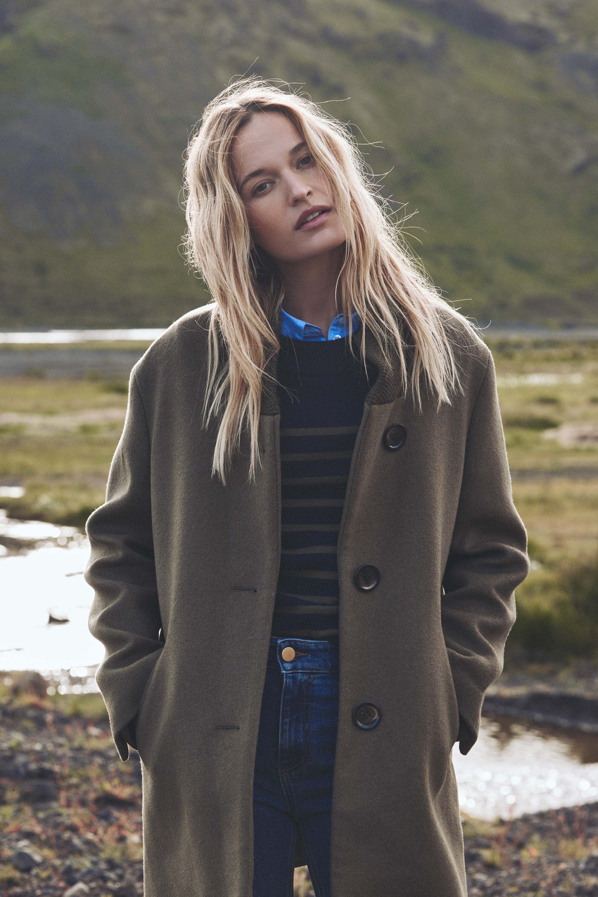 Wollmantel FOXY Damen | GRÜN | Maison 123
